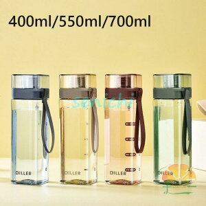 水筒 直飲み 夏用 ins風 おしゃれ 透明ボトル 軽い 便利 プラスチック ボトル 通勤 ランニング 体操 ヨガ トレーニング 大容量 運動水筒 スポーツ ボトルコップ