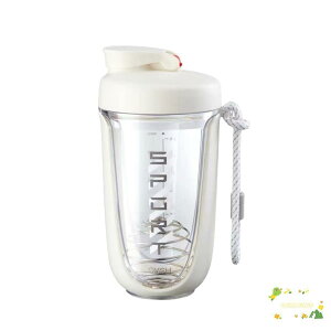 プロテインシェイカー BPAフリー 590ml 水筒 シェーカーボトル 漏れ防止 攪拌ボールプロテインシェイカー ミルクセーキカップ ジム、オフィス、アウトドア、寮、