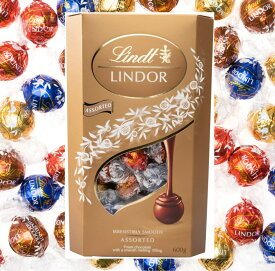 箱入り リンツ　チョコレート 4種 48個　リンドール　600g　チョコ　ゴールド アソート　人気　有名　スイーツ　ばらまき　訳あり　大容量　コストコ