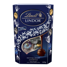 箱入り リンツ　チョコレート 4種 48個　リンドール　600g　チョコ　ダーク アソート　人気　有名　スイーツ　ばらまき　訳あり　大容量　コストコ