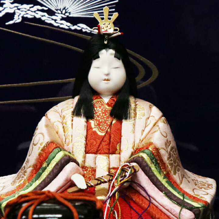 楽天市場】今古人形 若松雛 真多呂作 親王飾り 人形飾り : With your 