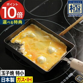 【公式ショップ】 卵焼き 正規品 鋳物フライパン【特典付き】プロ愛用 玉子焼き器 おしゃれ プレゼント 特小 小 大 ガス火 フライパン RIVERLIGHT 窒化鉄 鉄 IH対応 錆びにくい オーブン キワメ 直火 日本製 ギフト [ 鉄のフライパン リバーライト 極JAPAN たまご焼 ]