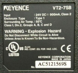 ViKiō KEYENCE L[GX J[^b`pl VT2-7SB6ۏ