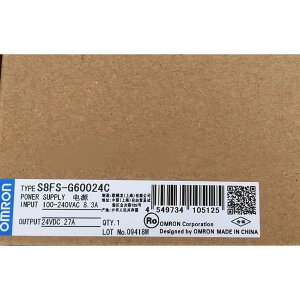 新品★東京発★適格請求★税込 OMRON オムロン S8FS-G60024C 24VDC 27A 用 スイッチ電源 ★6ヶ月保証