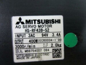 �V�i�����������K�i�������ō����O�H Mitsubishi Servo Motor HS-RF43B-S2 HSRF43BS2 ��6�����ۏ�