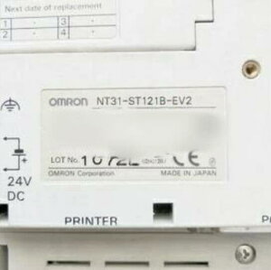 �V�i�����������K�i�������ō���OMRON �I������ NT31-ST121B-EV2 �^�b�`�p�l����6�����ۏ�