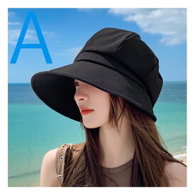 送料無料 レディース ハット 帽子 キャップ サンバイザー 紫外線対策 UV 韓国風 おしゃれ