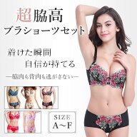 【在庫限り特価】 脇肉 ブラジャー ショーツ セット 補正ブラ 改良型 脇高ブラ 脇肉スッキリブラ 盛れる …