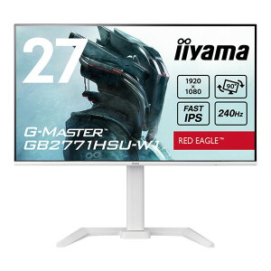 iiyama �C�C���} �Q�[�~���O���j�^�[ �f�B�X�v���C G-MASTER GB2771HSU-W1 ( 27�^ �t��HD IPS ����� HDMI DisplayPort �������� �X�E�B�[�x�� �s�{�b�g �`���g Vesa �����X�s�[�J�[ 3�N�ԕۏ� )