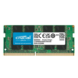 Crucial �N���[�V���� �m�[�g�p�\�R�������� CT16G4SFS832A (16GB DDR4-3200 SODIMM �ۏ�1�N�� )