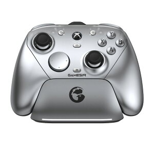 GameSir G7 Pro Metallic Silver ���� �L�� �Q�[���R���g���[���[ (Xbox�������C�Z���X�擾�i Windows PC Android 2.4GHz Bluetooth USB Type-C �W���C������ �[�d���)