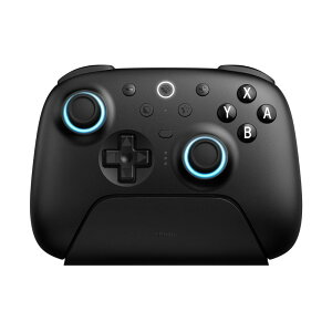 8BitDo Ultimate 2 Bluetooth Black ���� �L�� �Q�[���R���g���[���[ ( Switch Switch2 Windows PC Bluetooth 2.4GHz USB �^�[�{ �o�C�u���[�V�����L �[�d��t )