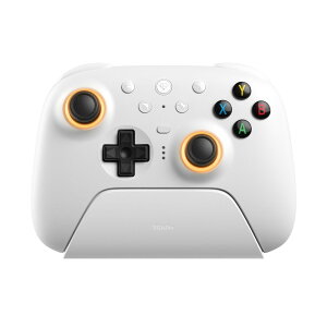 8BitDo Ultimate 2 Wireless White ���� �L�� �Q�[���R���g���[���[ ( Windows PC Mac OS Android iOS Bluetooth 2.4GHz USB �[�d��� )