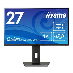 iiyama �C�C���} ���j�^�[ �f�B�X�v���C ProLite XUB2792UHSU-B6 ( 27�^ 4K IPS ����� DP HDMI ���~ �`���g ��] �X�E�B�[�x�� �����X�s�[�J�[ Vesa 3�N�ԕۏ�)