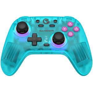 GameSir Nova Neon Teal ���� �L���Q�[���R���g���[���[ (Switch Windows PC iOS Android Bluetooth USB-C �W���C�� HD�U���Ή� �P�[�X�t 1�N�ԕۏ�)