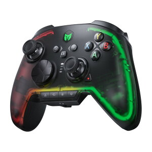 BIGBIGWON RAINBOW2 Pro combo ���� �L���Q�[���R���g���[���[ (Switch Windows PC iPhone Android Bluetooth 2.4GHz USB-C �^�[�{ �}�N�� �W���C�� 1�N�ԕۏ�)
