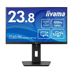 iiyama �C�C���} ���j�^�[ ProLite XUB2492QSU-B1A ( 23.8�^ WQHD IPS ����� HDMI DP �`���g ���~ �s�{�b�g �X�E�B�[�x�� �����X�s�[�J�[ Vesa )