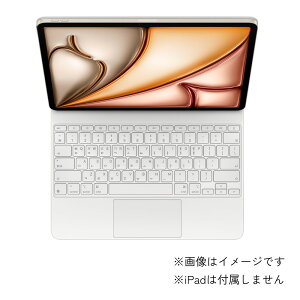 Apple �A�b�v�� Magic Keyboard �؍��� 13�C���` iPad Air ( M3 M2 ) �p �z���C�g MDFW4KU/A �������K�i