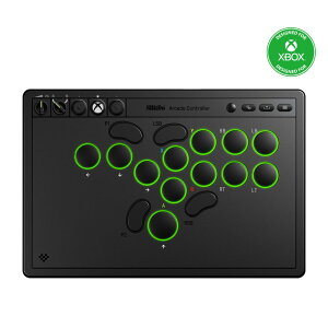 8BitDo Arcade Controller for Xbox Black ���� �L�� ���o�[���X �A�[�P�[�h �R���g���[���[ Xbox�������C�Z���X�擾�i (Windows PC 2.4GHz USB �z�b�g�X���b�v)