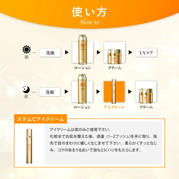 楽天市場】[マラソン☆最大1000円クーポン!]レチノール ARES ステムC 