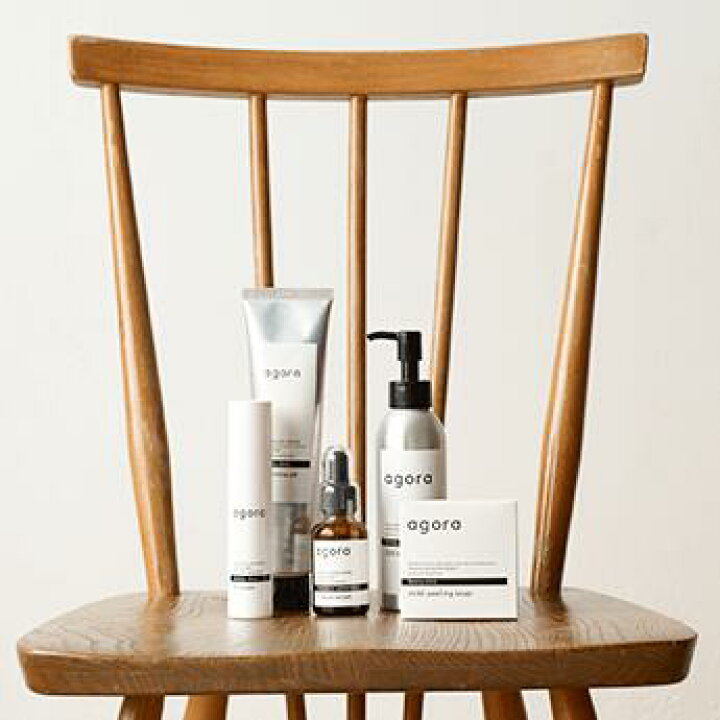 楽天市場】agora 5点セット 石鹸 クレンジングジェル 化粧水 美容液 