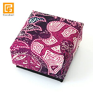 BOX SET(Batik purple)※オーガンジー付き(単品での購入不可・ガムランボールと一緒に必要数のみでご購入下さい) 【バリ雑貨 バリ島 アジアン雑貨 銀細工 アクセサリー インドネシア ガムラン
