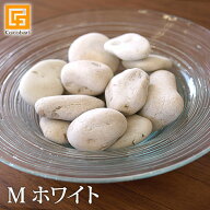 ナチュラルストーン（M）ホワイト 【 化粧石 観葉植物 お手洗い トイレ トイレタンク 飾り 洗面ボウル 水…