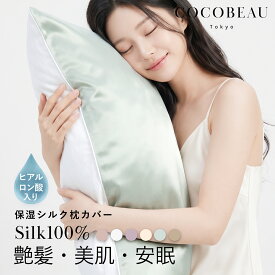 『2点10%OFF・3点15%OFFクーポン配布中』【美肌保湿◎ヒアルロン酸入 】うるおい シルク枕カバー シルク 洗える 美肌 乾燥 43×63 ひんやり 封筒 19匁 シルク100％ 枕カバー ヘアケア 髪 保湿 美容 赤ちゃん ギフト 母の日 プレゼント クリスマス