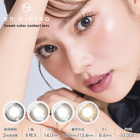 新発売 カラコン 2ウィーク アンジョルノ 1箱6枚入×4箱 engiorno 2week 2週間 韓国っぽ 細フチ 度あり 度なし ナチュラル 透け感 透明感 ちゅるん UV モイスト 水光レンズ 小さめ まとめ買い 安い -10.00 DIA 14.0mm カラーコンタクト コンタクトレンズ 粧美堂 SHOBIDO