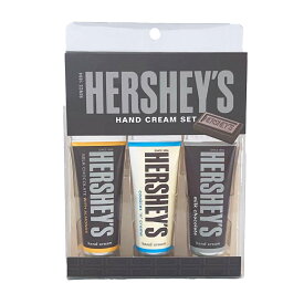 [ HERSHEY'S ] ハーシー＆ハーシークッキークリーム ハンドクリーム 3本セット 20g×3 ＜ ローストカカオ / ホワイトカカオ / ミルクチョコの香り ＞ ( シア脂 ハチミツ ホホバ種子油 ヒアルロン酸Na ギフト プレゼント 手荒れ 乾燥 ひび割れ あかぎれ 手のトラブル 保湿