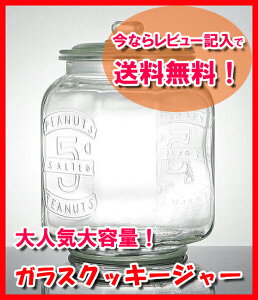 yIzyGlass Cookie Jar AeB[N KXNbL[W[zieʁF7.0L Ė5kgj