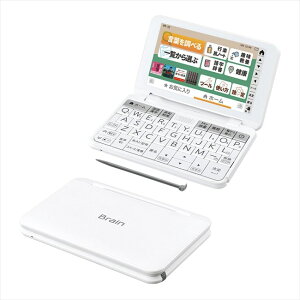 シャープ PW-J1-W カラー電子辞書 Brain 面倒く 中学生モデル ホワイト系