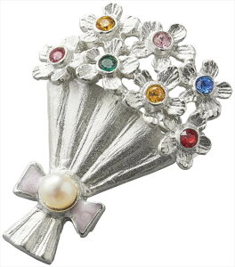 パール・パール・コウベ アコヤ本真珠ブローチ ブーケ BR-bouquet4 内祝 内祝い お祝 御祝 記念品 出産内祝い プレゼント 快気祝い 粗供養 引出物