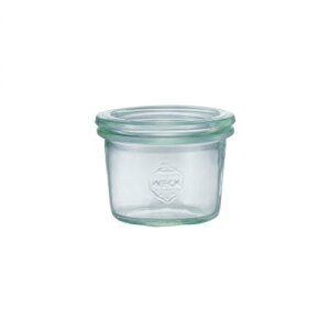 WECK(ウェック)ガラスキャニスター(80ml)MoldShape(モールドシェイプ)WE-080