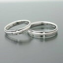 ペアリング プラチナ 結婚指輪 プラチナ Pt900 2本セット マリッジリング 天然 ダイヤモンド 日本製【NEWショップ】【送料無料】 【ペアリング】【プラ...