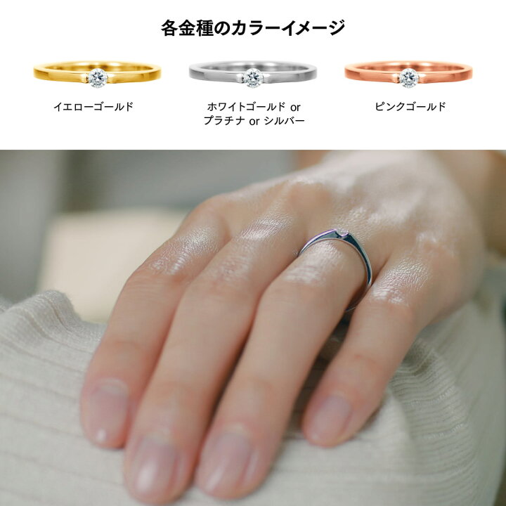 楽天市場】ダイヤモンドリング シルバー925 シルバーリング 一粒 