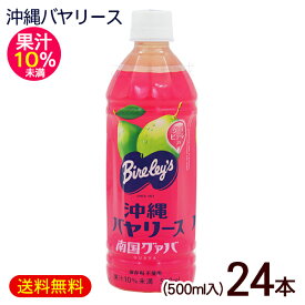 沖縄バヤリース グァバ 果汁10％ 500ml×24本　 /グァバジュース 沖縄お土産 沖縄限定 ペットボトル【FS】