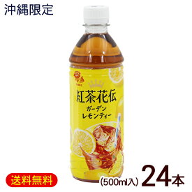 紅茶花伝 ガーデンレモンティー 500ml×24本　/沖縄限定 沖縄お土産 ペットボトル【FS】