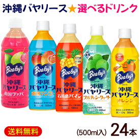 沖縄バヤリース 選べるドリンク 500ml×24本　/グァバ マンゴー オレンジ 石垣島パイン ソルティシークワーサー ジュース ペットボトル 沖縄限定【FS】