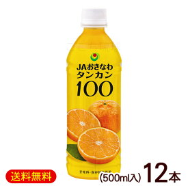 タンカン100　500ml×12本　/沖縄産タンカンジュース 果汁100％ たんかんジュース JAおきなわ【FS】