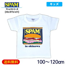SPAMスパム キッズTシャツ（缶詰 in okinawa）　/スパム缶 沖縄 Tシャツ【M便】