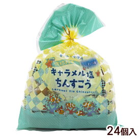 キャラメル塩ちんすこう 袋入（2個×12袋）　/沖縄お土産 お菓子 南国製菓