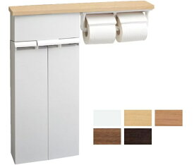 収納付きトイレットペーパーホルダー トイレ壁付け収納棚 薄型 TSF-110WEU2 トイレ収納 リクシル 壁付収納棚 (インテリアリモコン対応紙巻器/トイレットペーパーホルダー付) トイレリフォーム、リノベーション おしゃれ TSF110WEU2