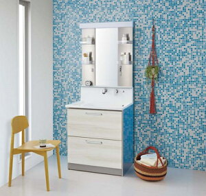 間口750mm クリナップ 洗面化粧台(S エス) (ステンレス1面鏡)