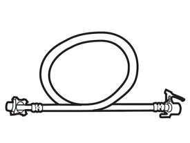 AXW012CA0100 パナソニック Panasonic 洗濯乾燥機 給水(圧力)ホース(80cm)【純正品】