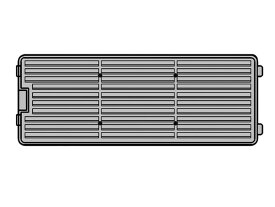DS609A-X89B0 パナソニック Panasonic 吸気フィルターカバー(ホワイト用) ファンヒーター・ストーブ 電気ストーブ・ファンヒーター【純正品】