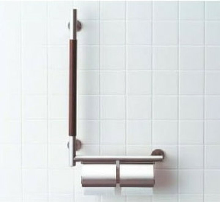 楽天市場 おしゃれな トイレ手すり トイレットペーパーホルダー付き Inax イナックス Lixil リクシル Kf M10w Kf M10wr Kf M10wl Kmタイプ 紙巻器付 手すり 介護用 換気扇の激安ショップ プロペラ君
