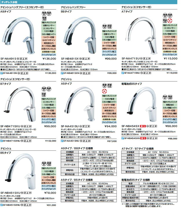 楽天市場】INAX LIXIL キッチン水栓 SF-NA491SN (寒冷地対応) キッチン 