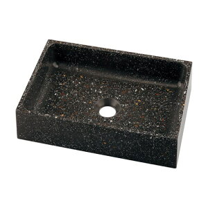 【#CR-0056-GY】 カクダイ 角型手洗器//テラゾグレー