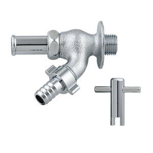 カクダイ 共用散水栓 (首長かぎ式) 703-216-13 水道材料【純正品】